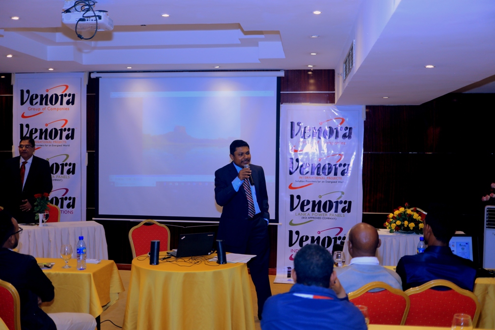 Ambasador addressing the gathering