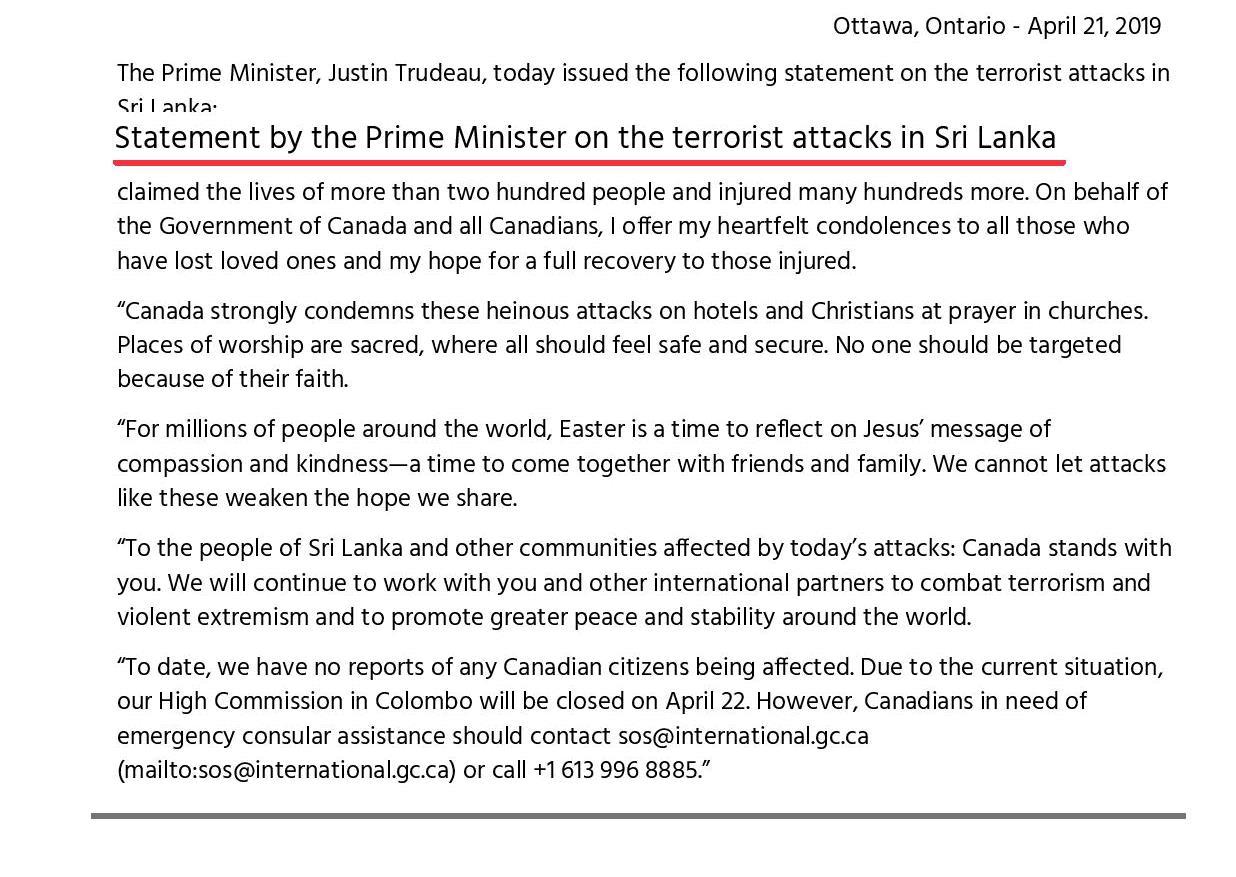 Canada- Statement by the Prime Minister on the terrorist attacks in Sri Lanka-page-001