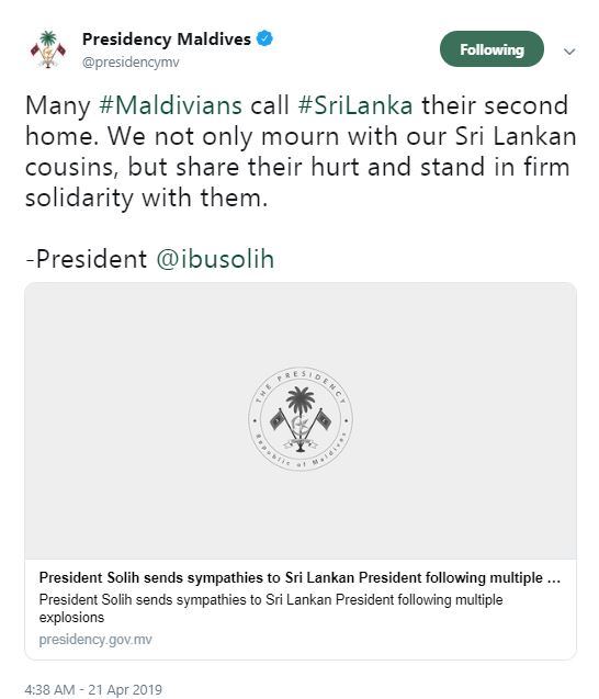 Maldives - President