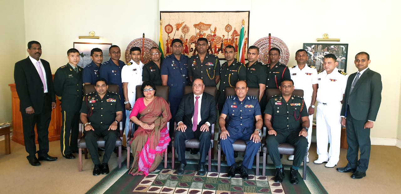 High Commission of Sri Lanka in Pretoria welcomes the Defence Service