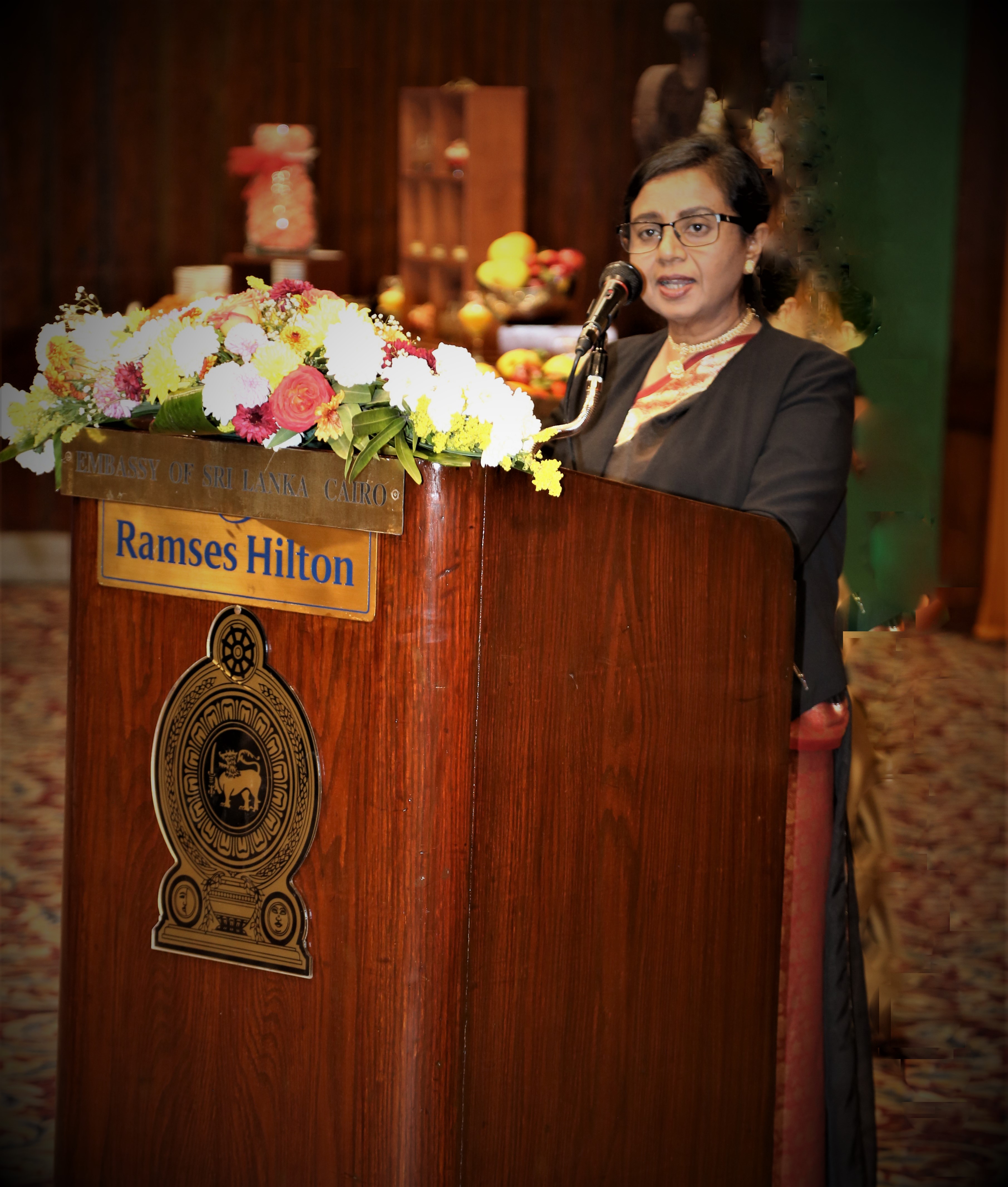 06_Feb. H. E. Addressing the Gathering at the Ramses Hilton Hotel