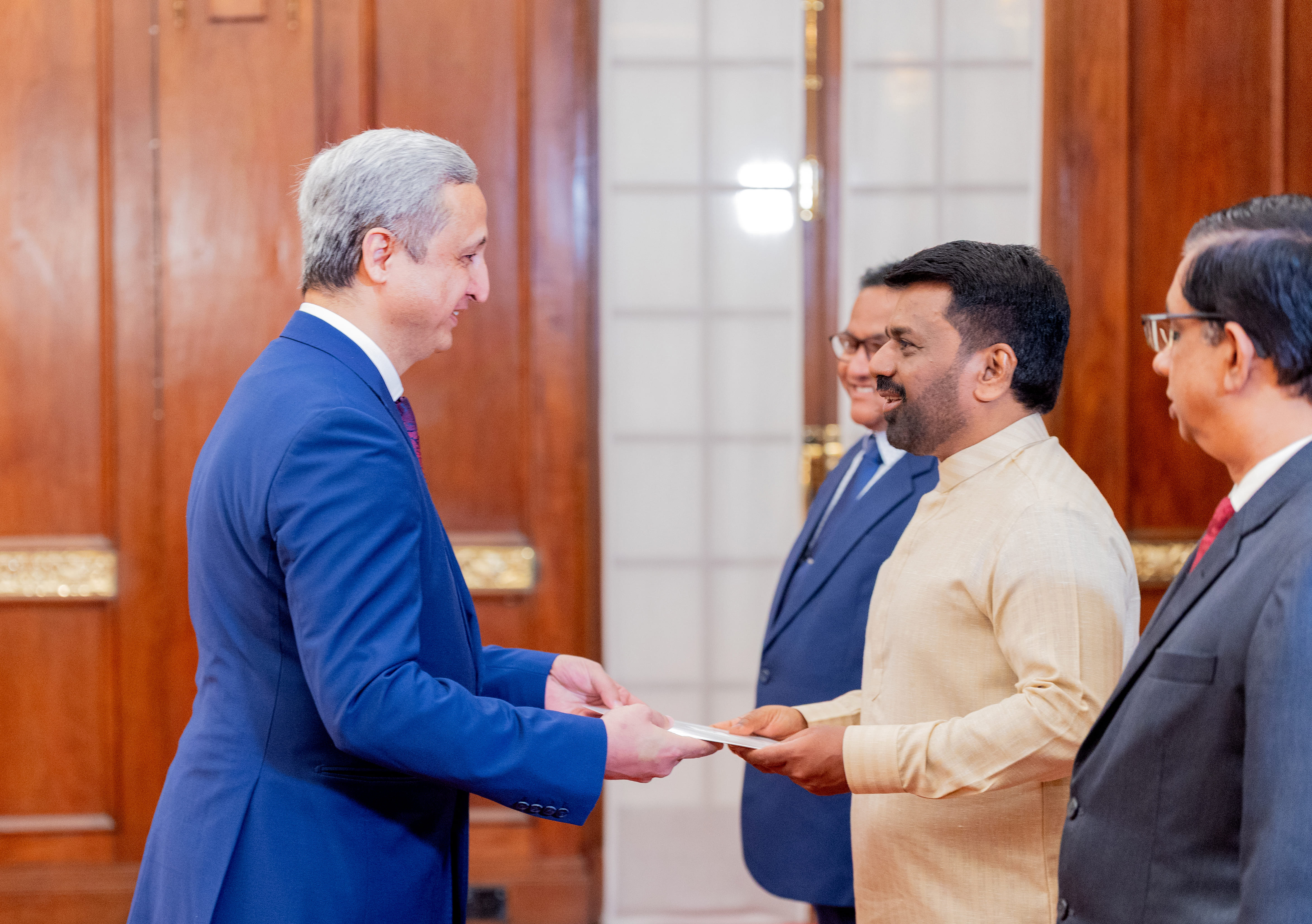 The Ambassador of the Republic of Tajikistan presents Credentials to Sri Lanka