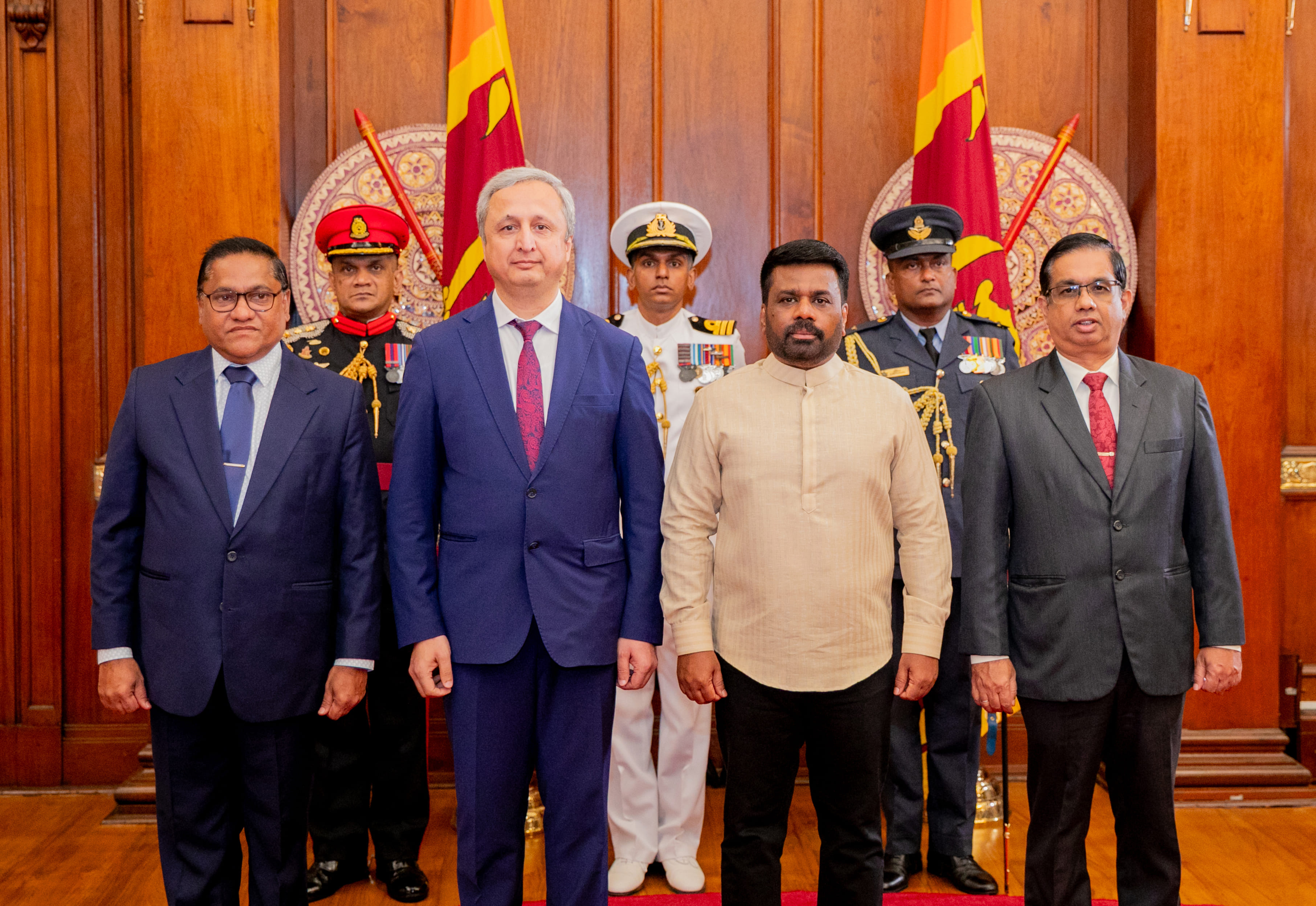 The Ambassador of the Republic of Tajikistan presents Credentials to Sri Lanka