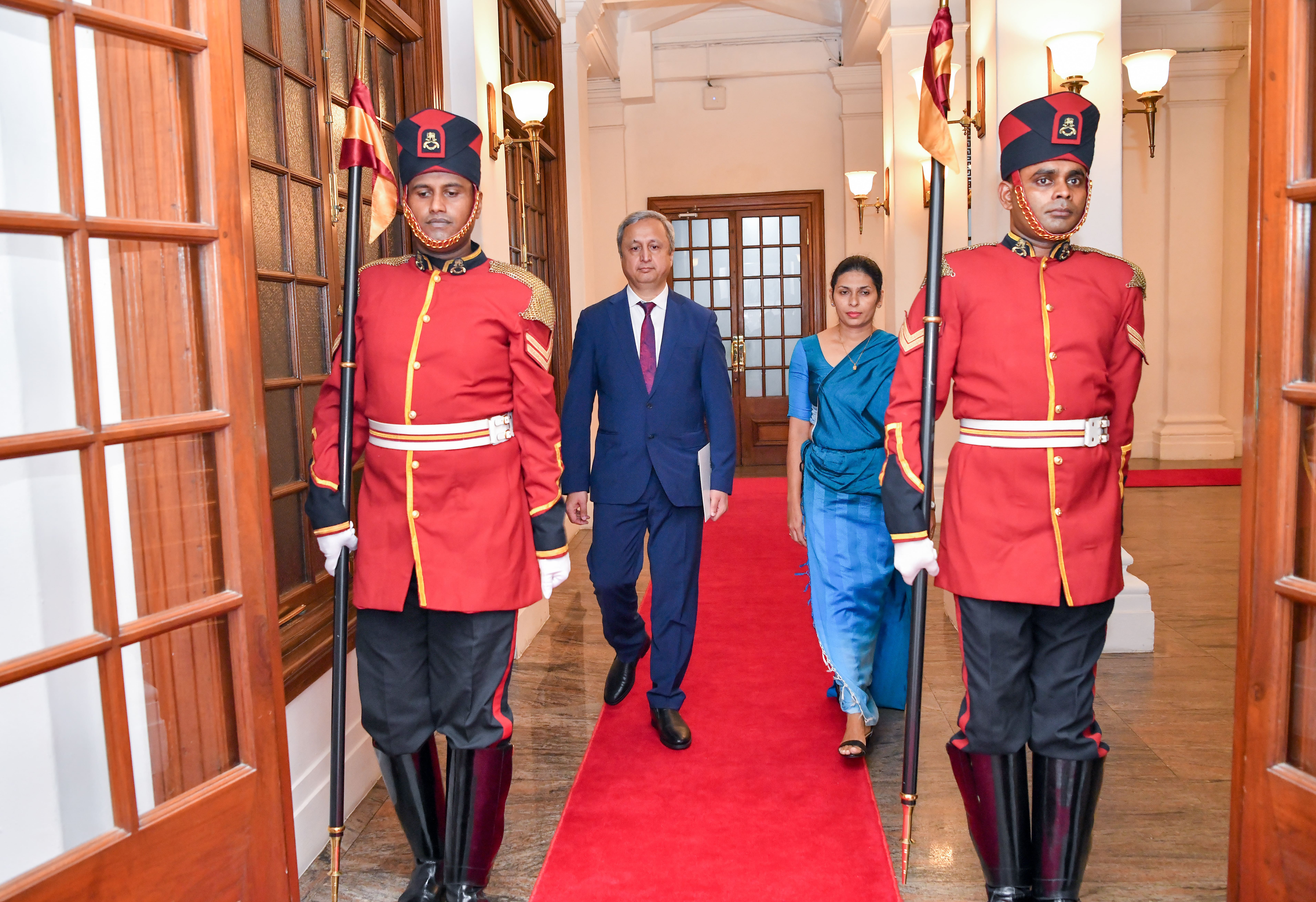 The Ambassador of the Republic of Tajikistan presents Credentials to Sri Lanka